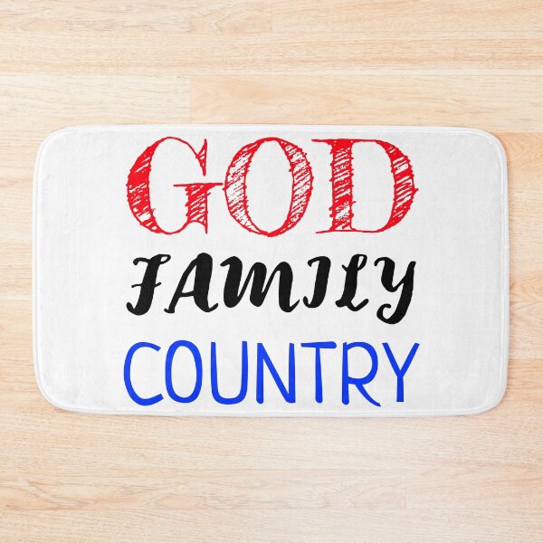 Item preview, God Family Country Proud Values designed and sold by ChickenMamaTees.