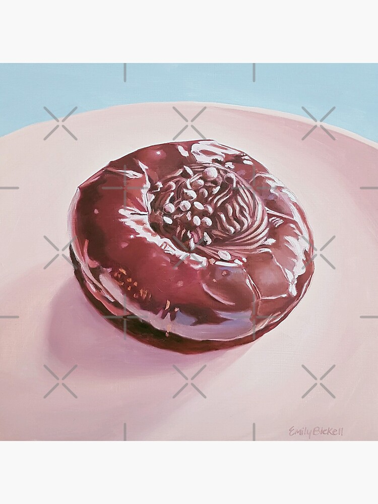 Chocolate Swirl Donut painting by EmilyBickell
