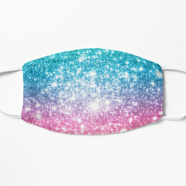 Mermaid Galaxy Sparkle Stars Flat Mask
