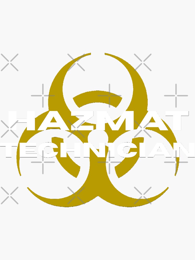 Thumbnail 3 von 3, Sticker, Hazmat Techniker designt und verkauft von Bbenn28.