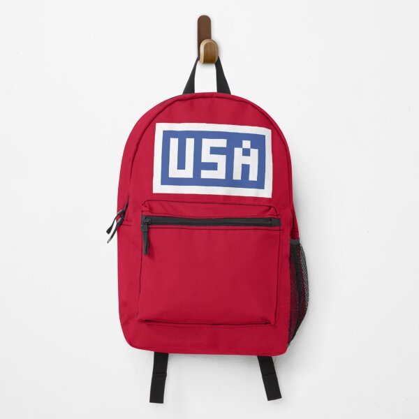 Item preview, Pixel USA on Blue with a White Border designed and sold by gkillerb.
