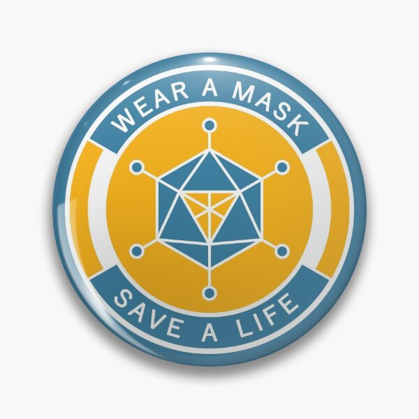 Item preview, Wear a Mask Save a Life Covid Tile designed and sold by Evan Grant.