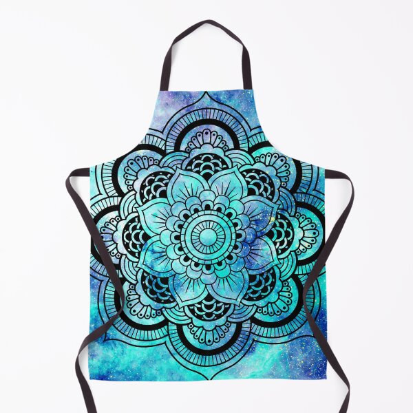Item preview, Galaxy Mandala Teal Midnight Blue designed and sold by 2sweetsDesign.