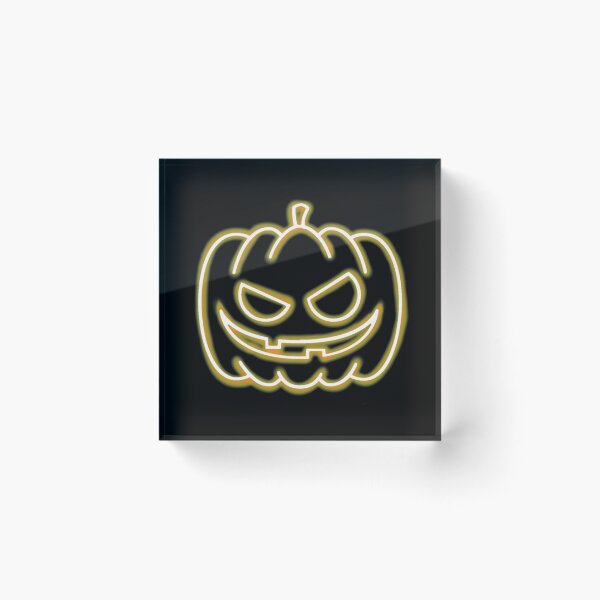 Item preview, Halloween pumpkin neon designed and sold by HappyPrints ⭐⭐⭐⭐⭐.