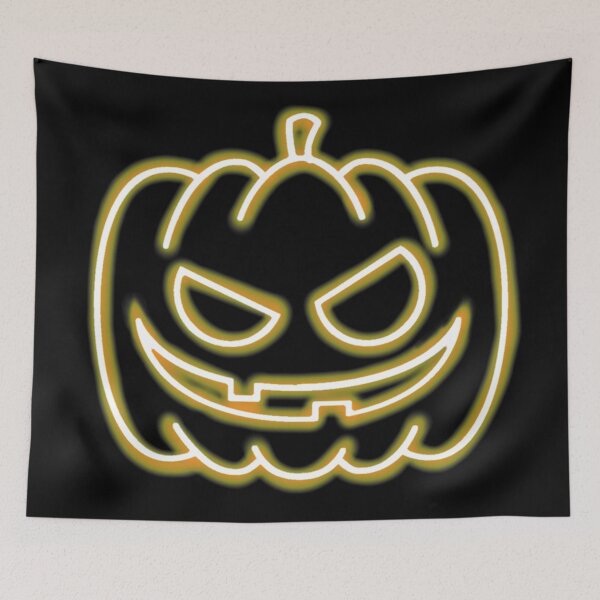 Item preview, Halloween pumpkin neon designed and sold by HappyPrints ⭐⭐⭐⭐⭐.