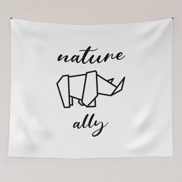 Item preview, The Endangered Rhino, Nature Ally designed and sold by TheVintageGuild.