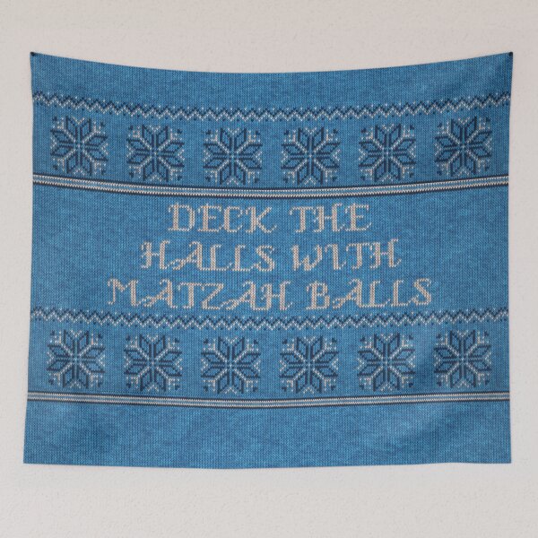 Item preview, Deck the Halls with Matzah Balls designed and sold by MadEDesigns.