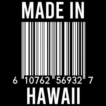 Artwork thumbnail, Made In Hawaii by RandomStuffShop