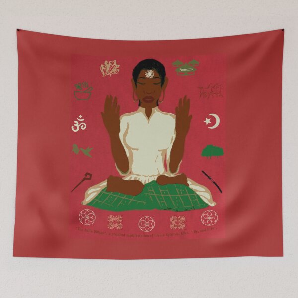 Item preview, The Shifa Village (Red) designed and sold by AsiaticTraveler.
