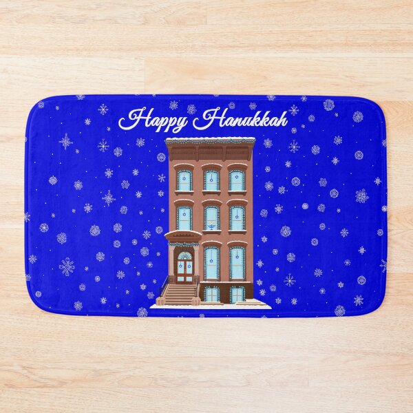 Item preview, Happy Hanukkah Brooklyn Brownstone designed and sold by Deborah Camp.