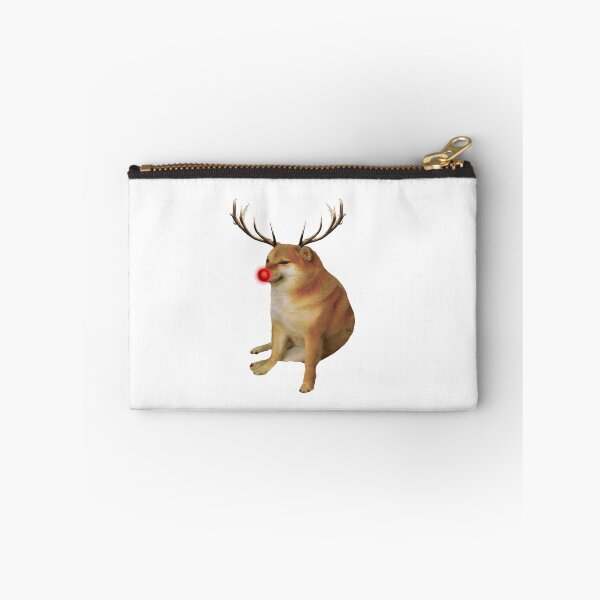 Item preview, Rudolph the Red Nose Cheems designed and sold by SciathDe.