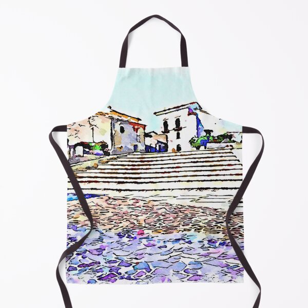 Item preview, Borrello: stair with buildings designed and sold by Giuseppe Cocco.