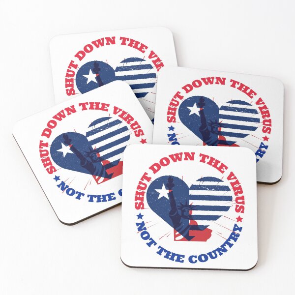 Item preview, Shut Down The Virus Not The Country designed and sold by Eva-Success.