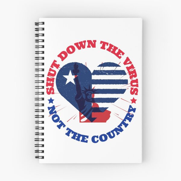 Item preview, Shut Down The Virus Not The Country designed and sold by Eva-Success.