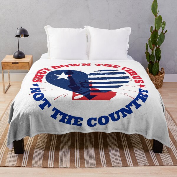 Item preview, Shut Down The Virus Not The Country designed and sold by Eva-Success.
