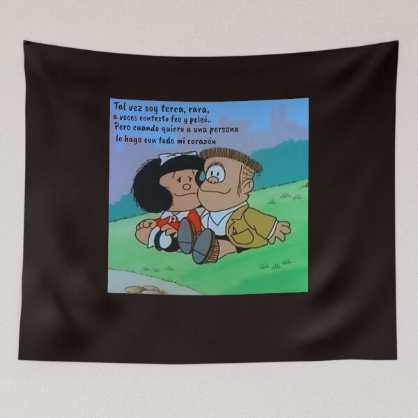 Item preview,  Funny Love Quotes in Spanish With Mafalda designed and sold by Elena's Shop.