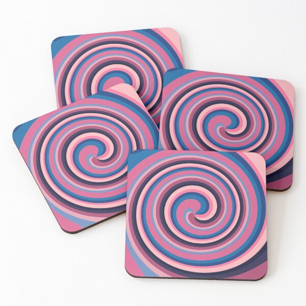 Item preview, trippy hippy tie dye - swirl pattern - Blue Pink designed and sold by mydoodlesateme.