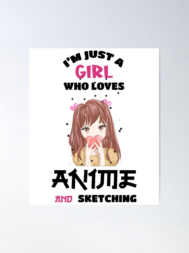 Custom Just A Girl Who Loves Anime Gifts For Teen Girls Anime Tank