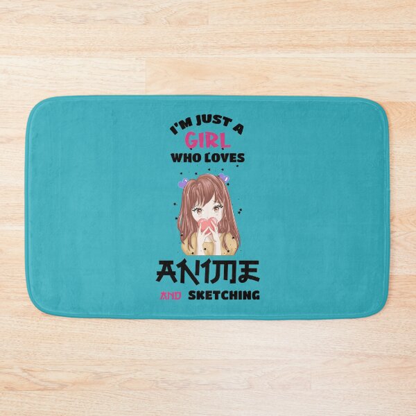 Item preview, I'M Just A Girl Who Loves Anime and Sketching designed and sold by samer11.