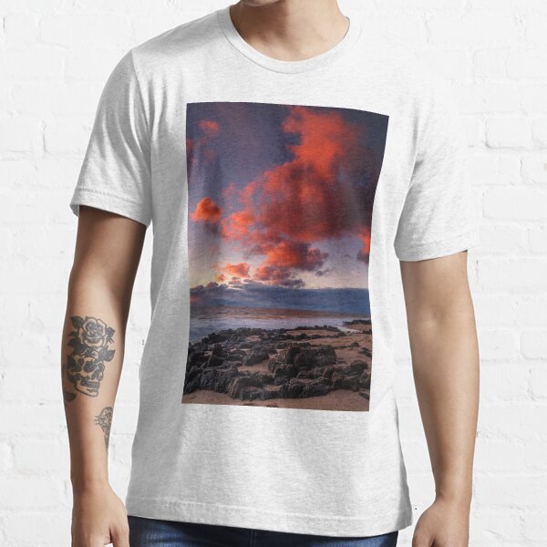Camiseta « mientras el sol se pone sobre el Océano Índico. Tienes las