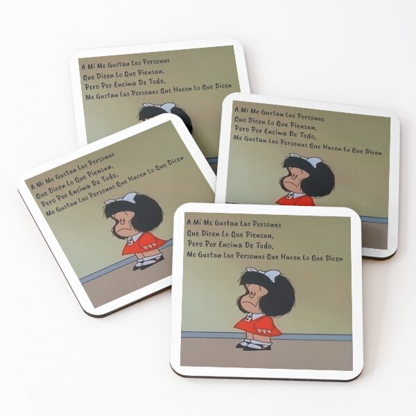 Item preview, Funny Quotes in Spanish With Mafalda designed and sold by Elena's Shop.