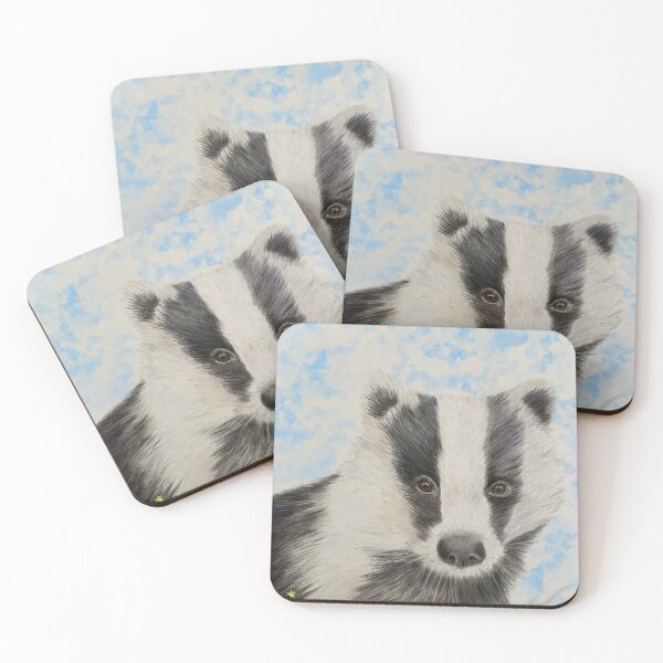 Item preview, Badger in the countryside  designed and sold by Diane Hunter Art.