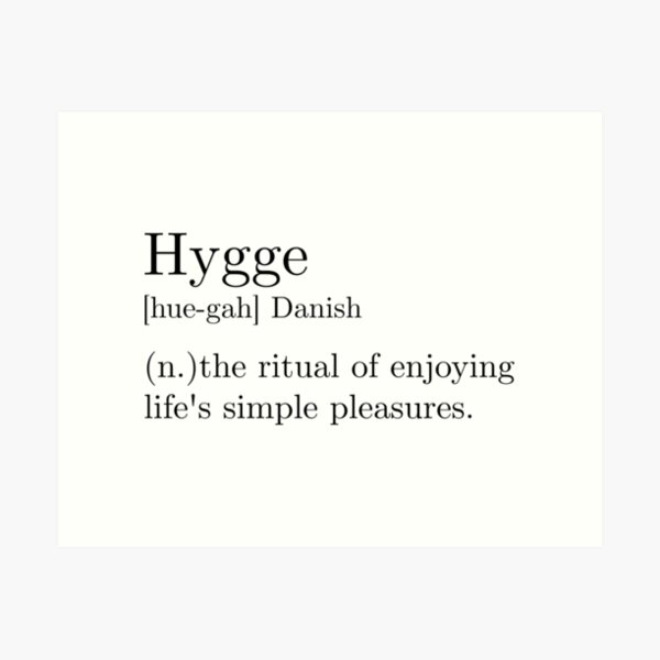 Item preview, Hygge - Beautiful Danish Word designed and sold by Zooone.