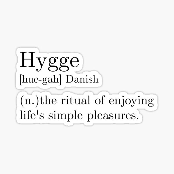 Item preview, Hygge - Beautiful Danish Word designed and sold by Zooone.