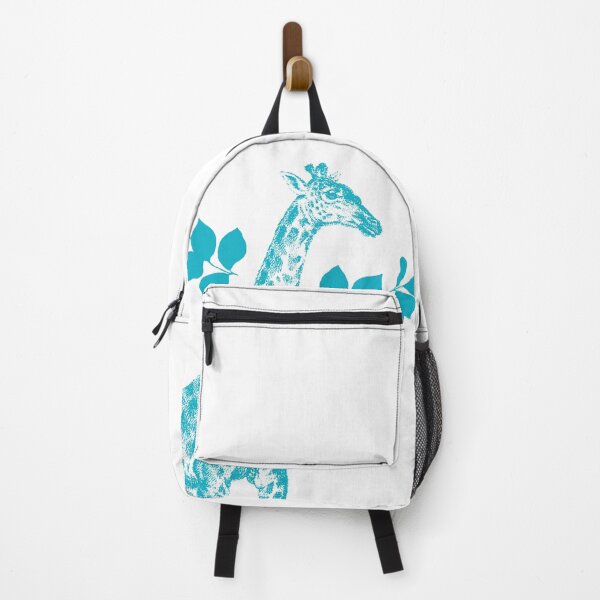 Artikelvorschau, blaue blaugrüne Giraffe, Kopie der Wildleben-Giraffe, Tiere, Spielzeug, Illustration, blaugrüne Figuren, Winterthema, Liebestiere entworfen und verkauft von HerHim-beyond.