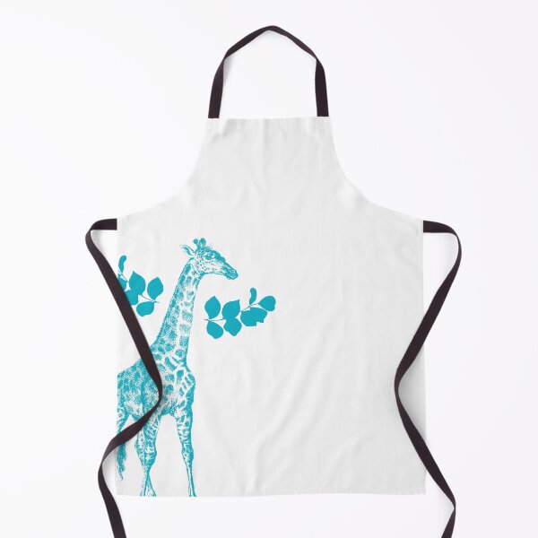 Item preview, blue teal Giraff, Copy of Wild Life Giraffe, animals, toy, illustration, teal figurines, winter theme, Love animals designed and sold by HerHim-beyond.