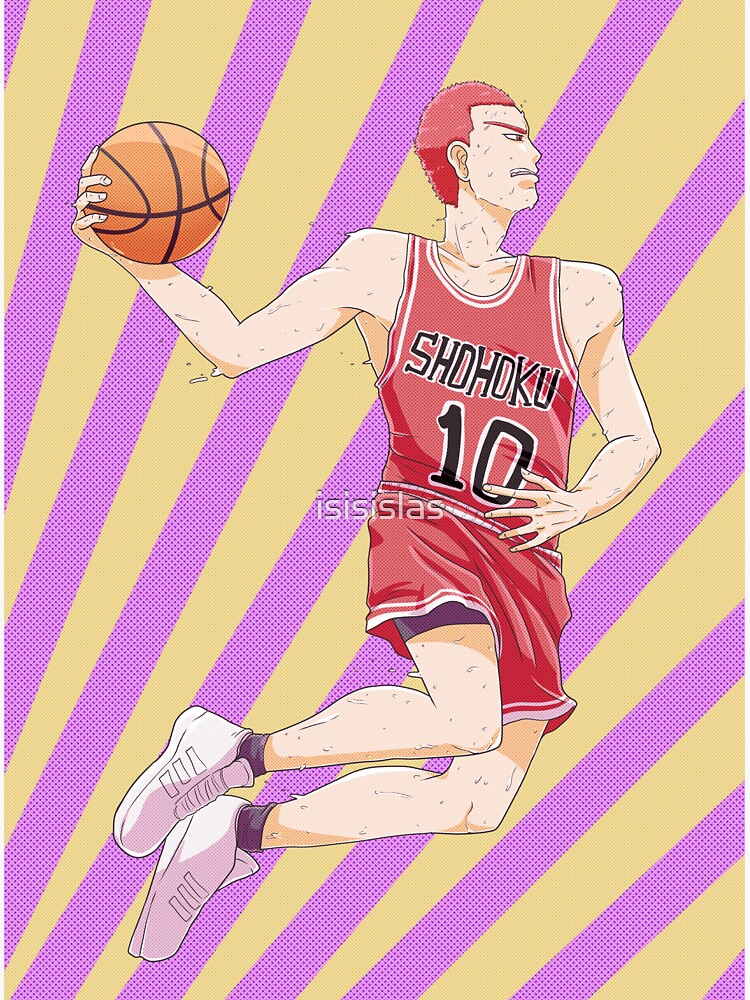Thumbnail 3 of 3, Sticker, Hanamichi Jump designed and sold by isisislas.