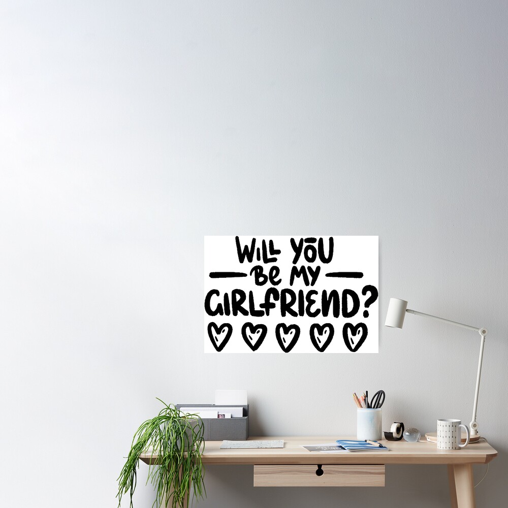 Will you be my girlfriend? Art Board Print for Sale by