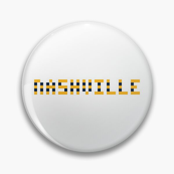 Item preview, Pixel NHL Nashville in Away Colors designed and sold by gkillerb.