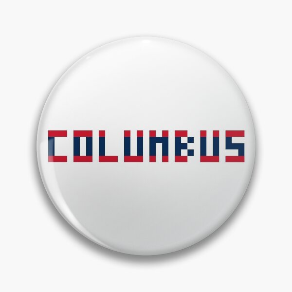 Item preview, Pixel NHL Columbus in Away Colors designed and sold by gkillerb.