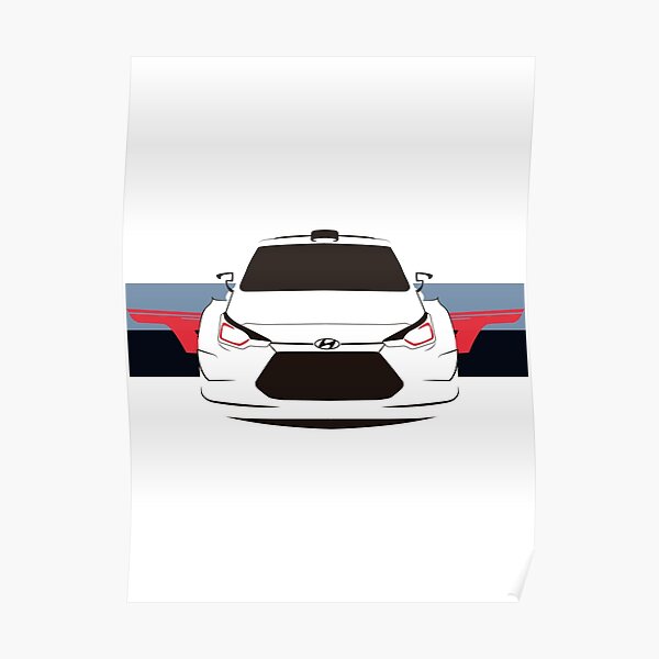 i20 coupé WRC Rally Poster