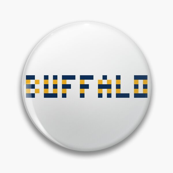 Item preview, Pixel NHL Buffalo in Away Colors designed and sold by gkillerb.