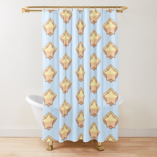 Star Guardian Brooch Shower Curtain