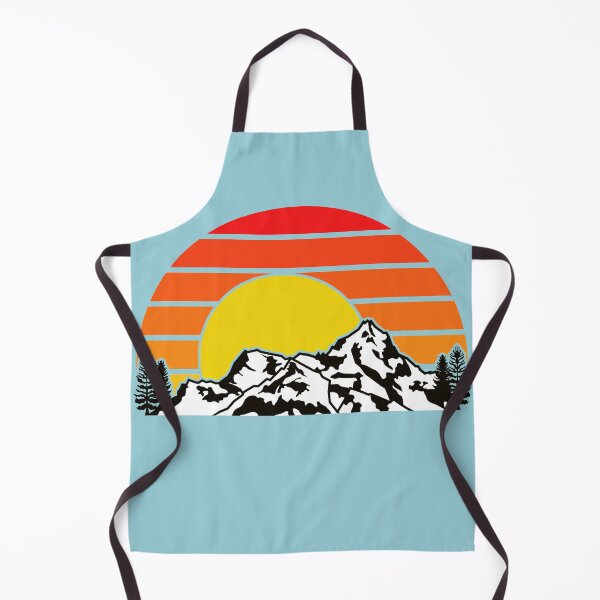 Item preview, Retro Mountain Sunset designed and sold by ashleycmather.