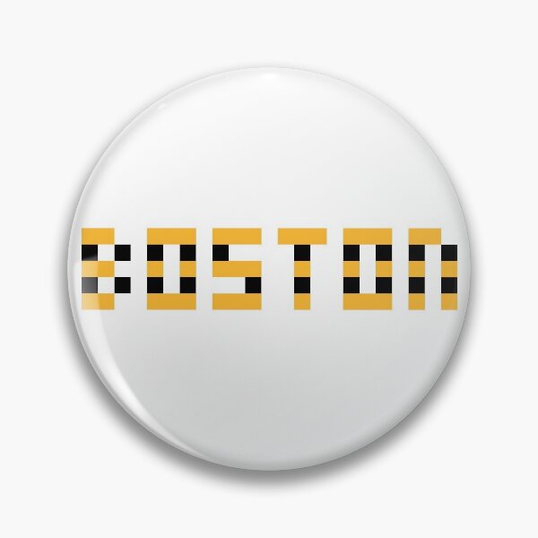 Item preview, Pixel NHL Boston in Away Colors (Gold Black) designed and sold by gkillerb.