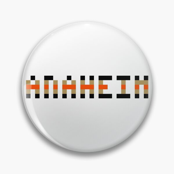 Item preview, Pixel NHL Anaheim in Away Colors designed and sold by gkillerb.