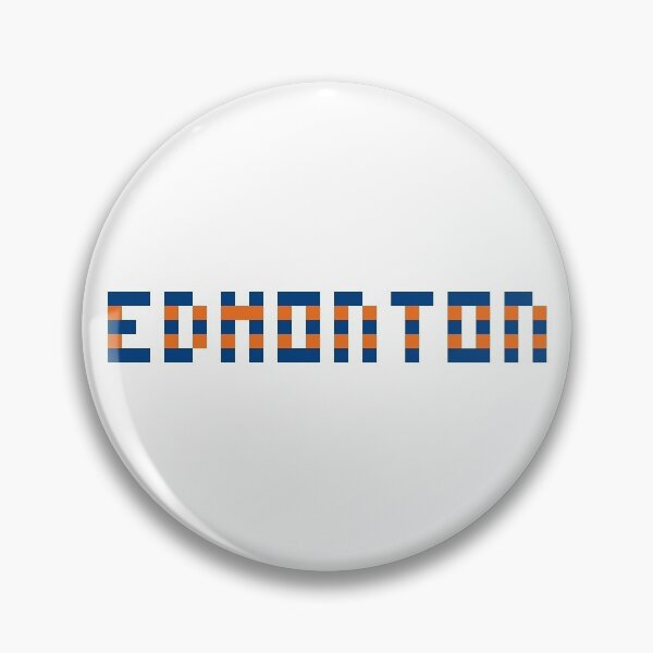 Item preview, Pixel NHL Edmonton in Away Colors designed and sold by gkillerb.