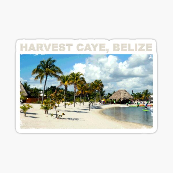 Item preview, Harvest Caye Belize designed and sold by Pigeonsdesigns.