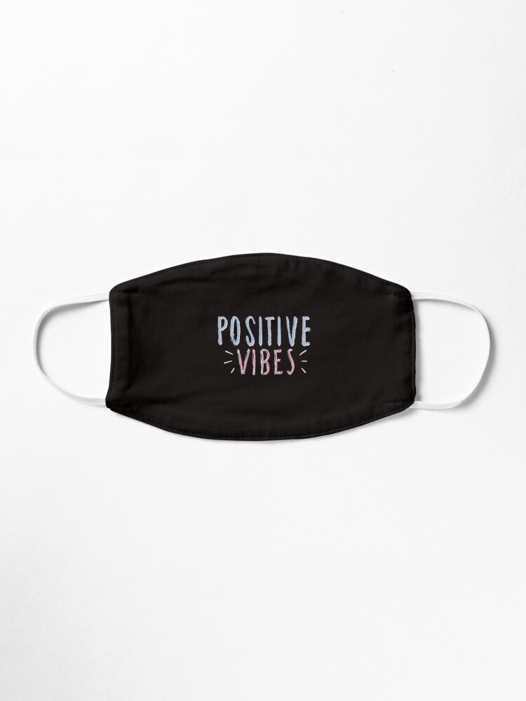 Alternate view of POSITIVE VIBES Mask