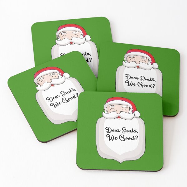 Item preview, Dear Santa, We Good? Christmas Xmas Wish List Letter to Santa Beard Holiday Nice List Funny Saying designed and sold by gkao.