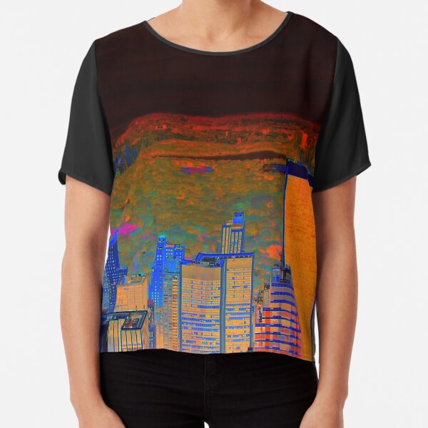 View Central Park New York 2 Chiffon Top