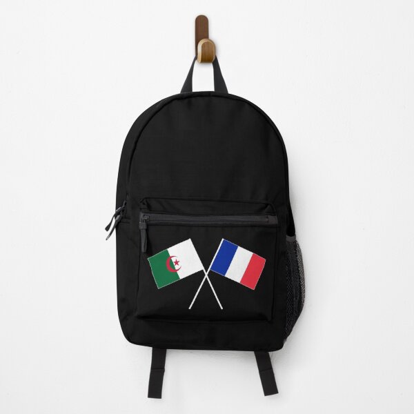 Item preview, Algerian-French friendship flag banner designed and sold by GeogDesigns.
