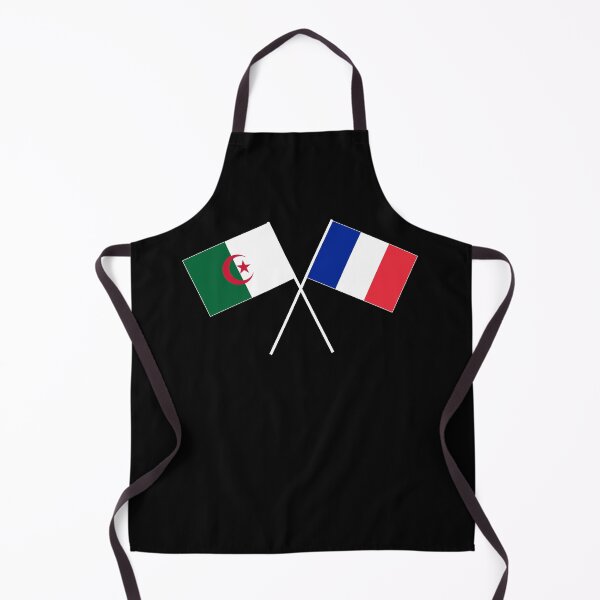 Item preview, Algerian-French friendship flag banner designed and sold by GeogDesigns.