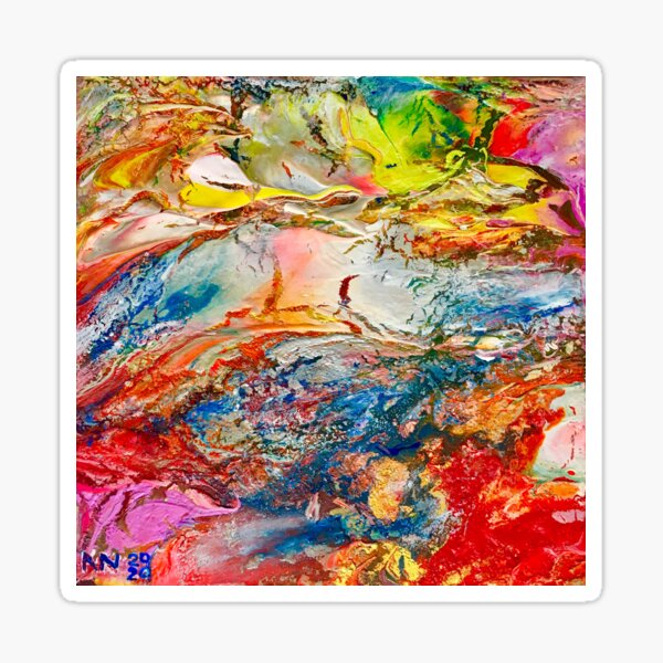 Abstrait paysage Sticker