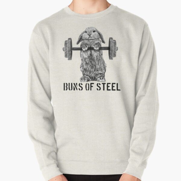 Buns of Steel (Light) Pullover Sweatshirt