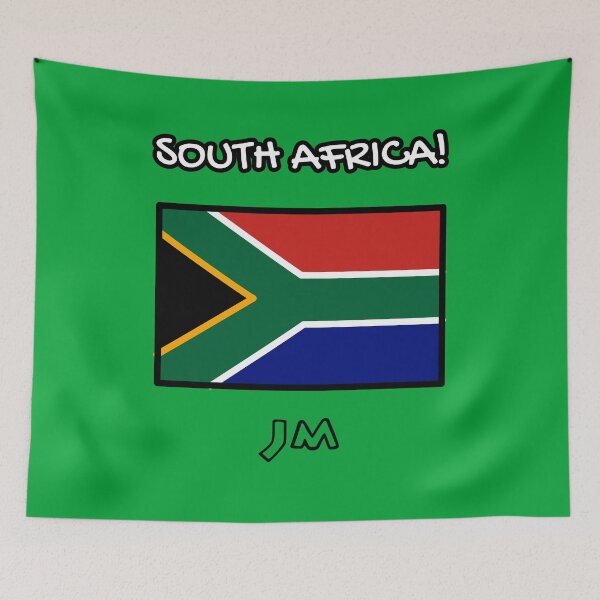 Item preview, South Africa Flag designed and sold by jesumedina.